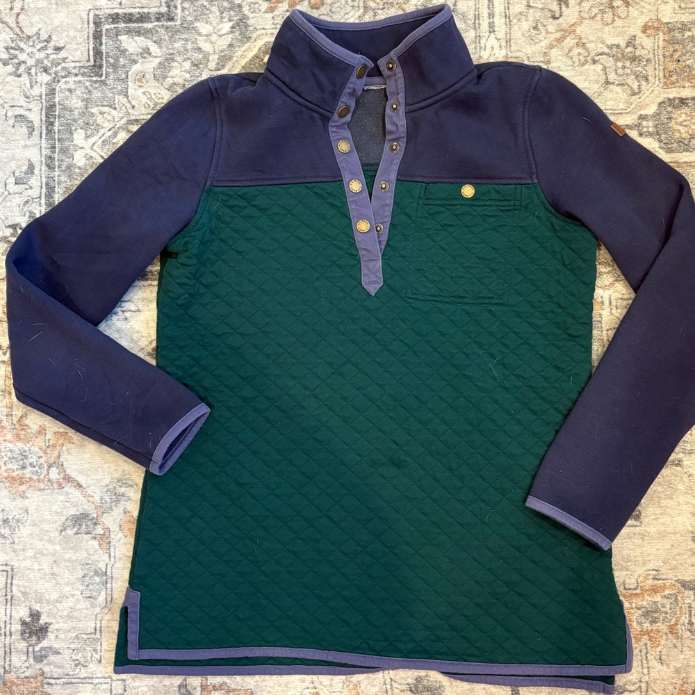 Women’s L.L. Bean Quilted Colorblock Pullover
